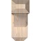 Ekena Millwork Traditional Craftsman Smooth Bracket w/ Offset Brace, Douglas Fir, 7 1/2"W x 18"D x 18"H BKT0806X18X18TRA04SDF - alternate 3